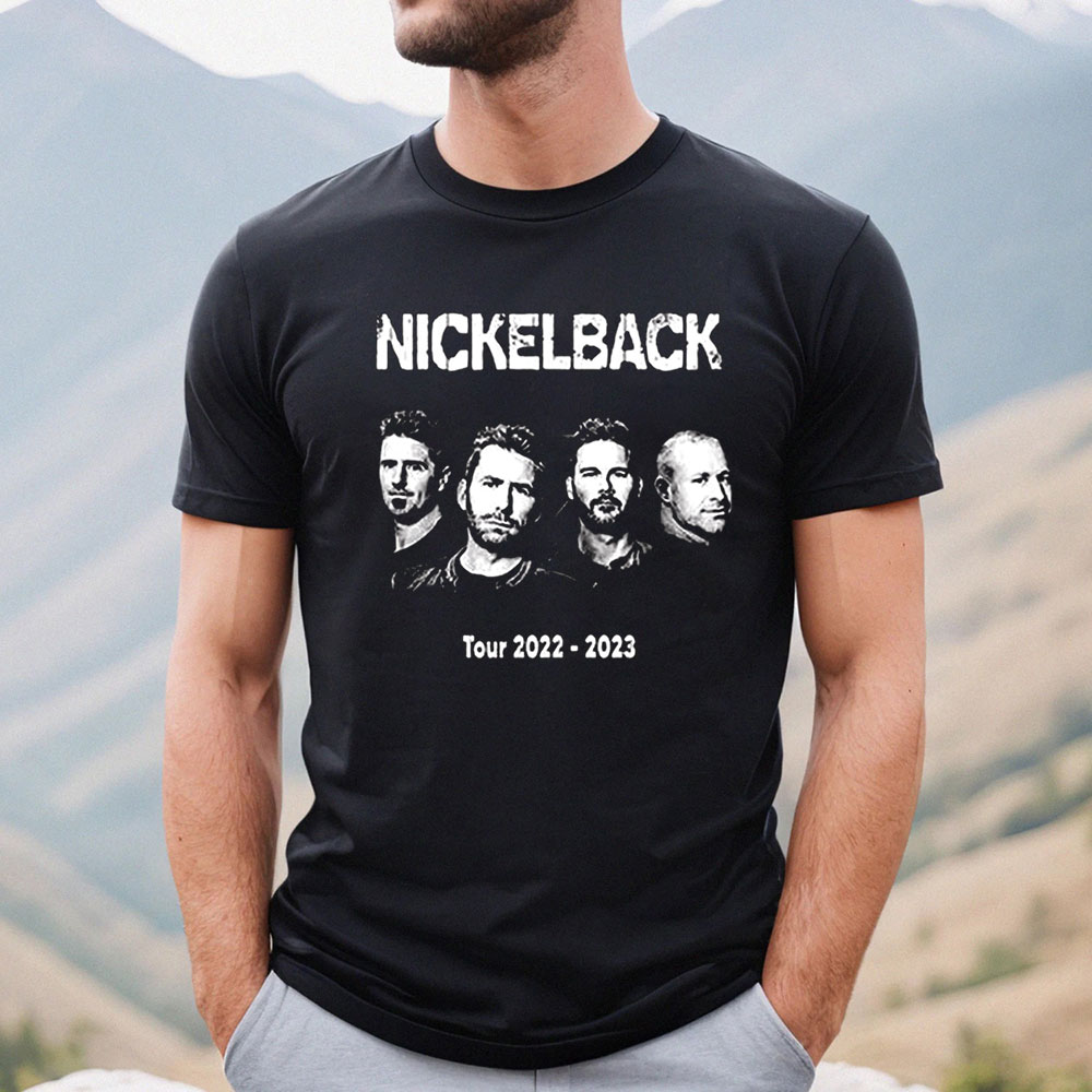 Nickelback Get Rollin Tour 2023 Retro Shirt