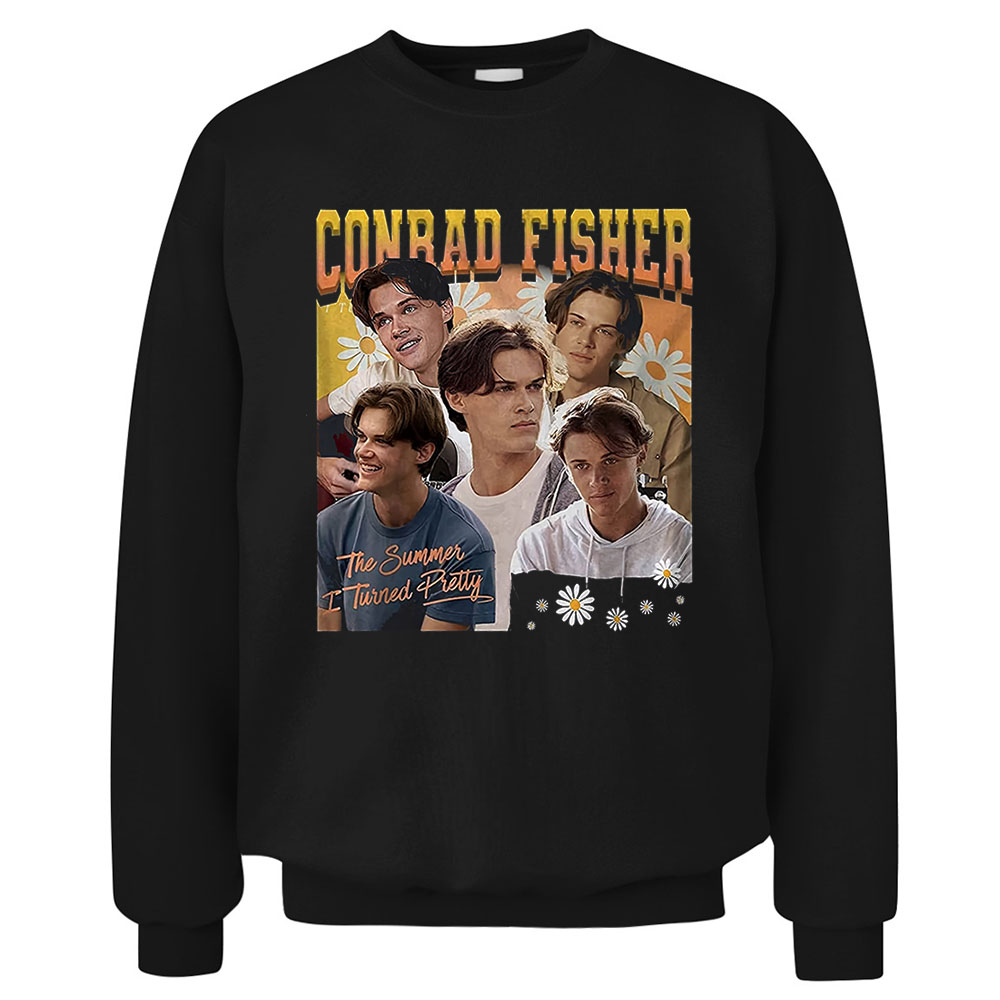 Vintage Conrad Fisher Daisy Summer Vacation Sweatshirt