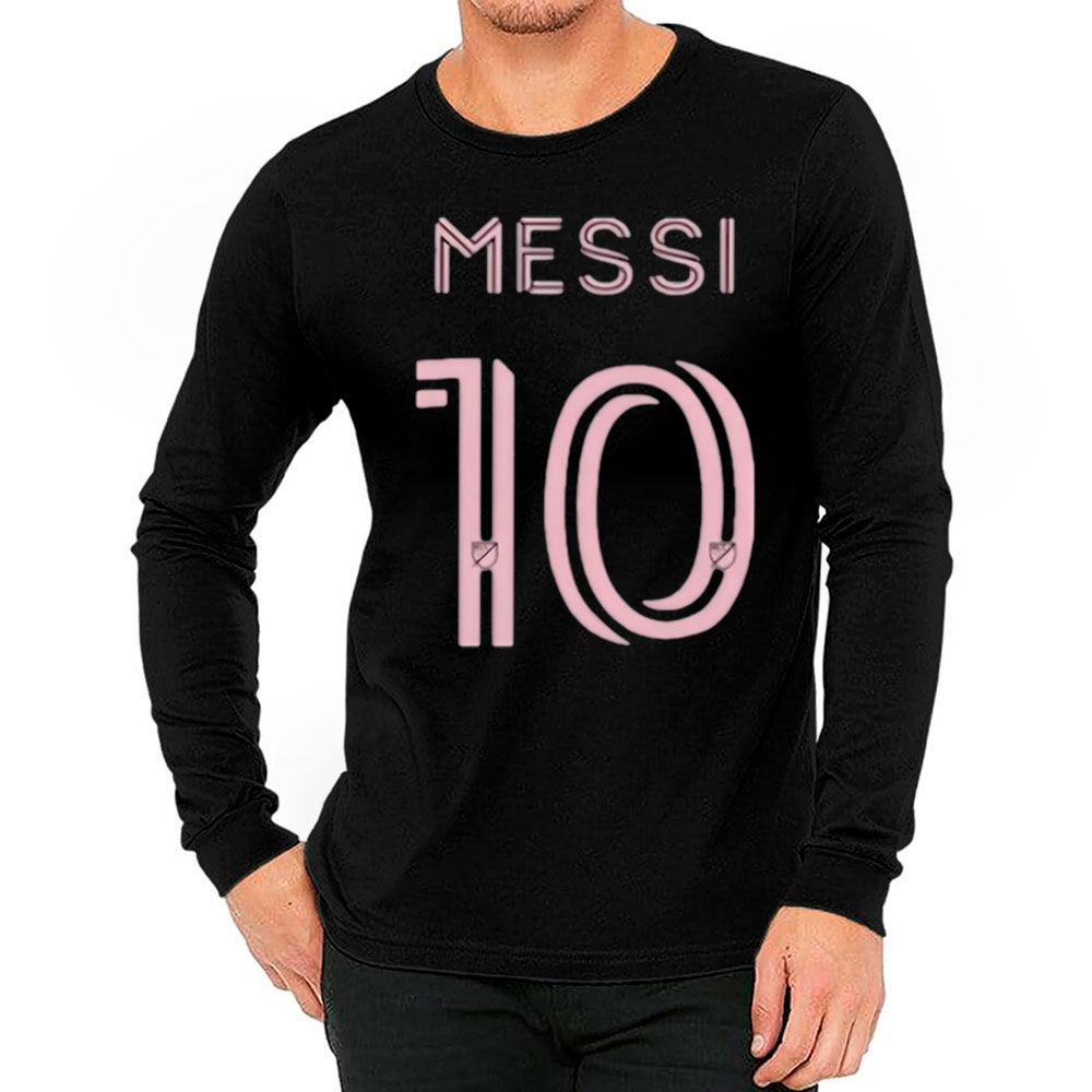 Limited Messi In Inter Miami Soccer Long Sleeve