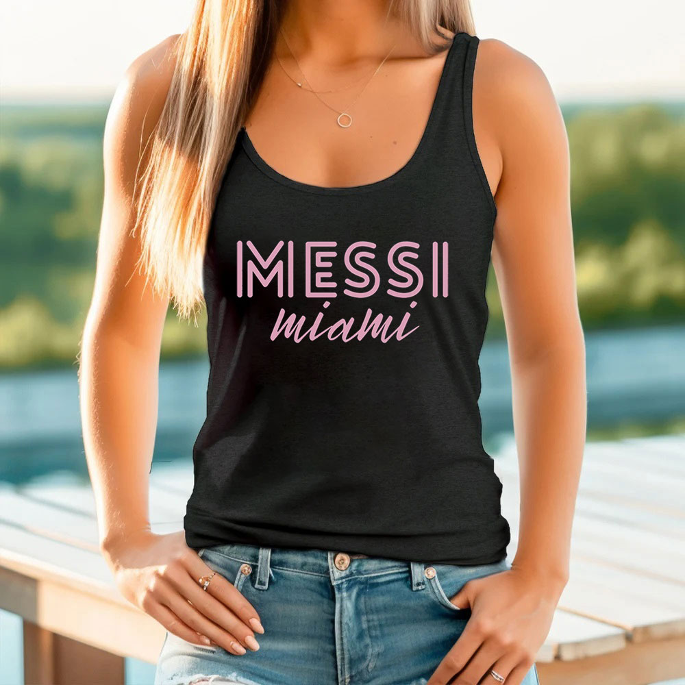 Messi Miami Retro Tank Top For Men Women