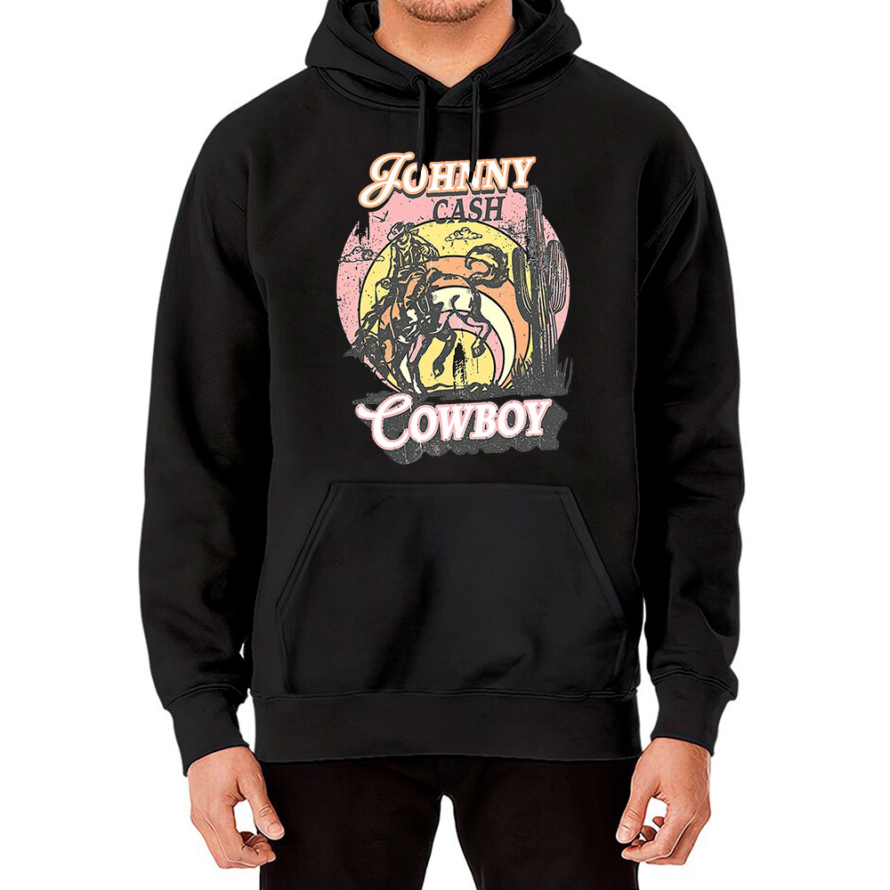 Johnny Cash Cowboy Country Music Hoodie