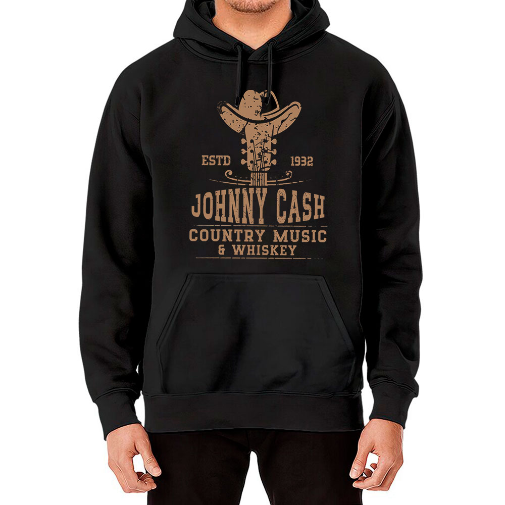 Johnny Cash Estd 1932 Retro Hoodie For Men Women