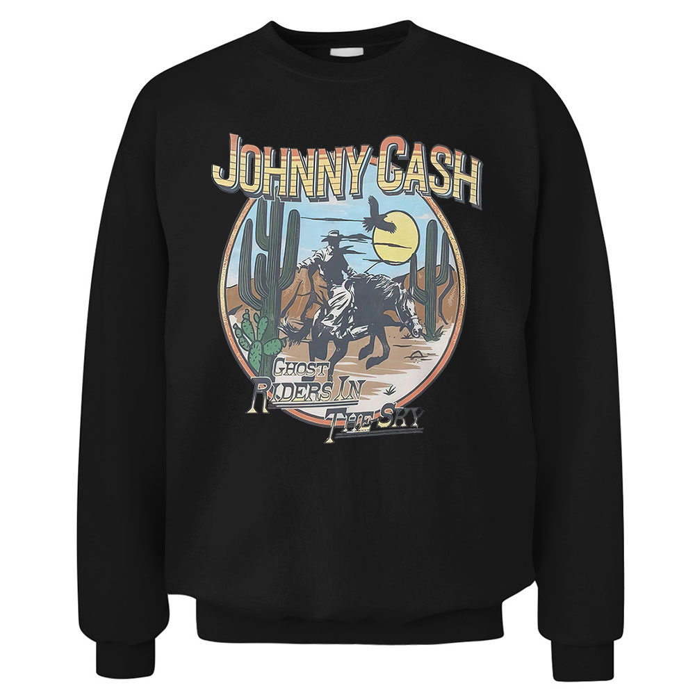 Johnny Cash Band Vintage 90s Sweatshirt