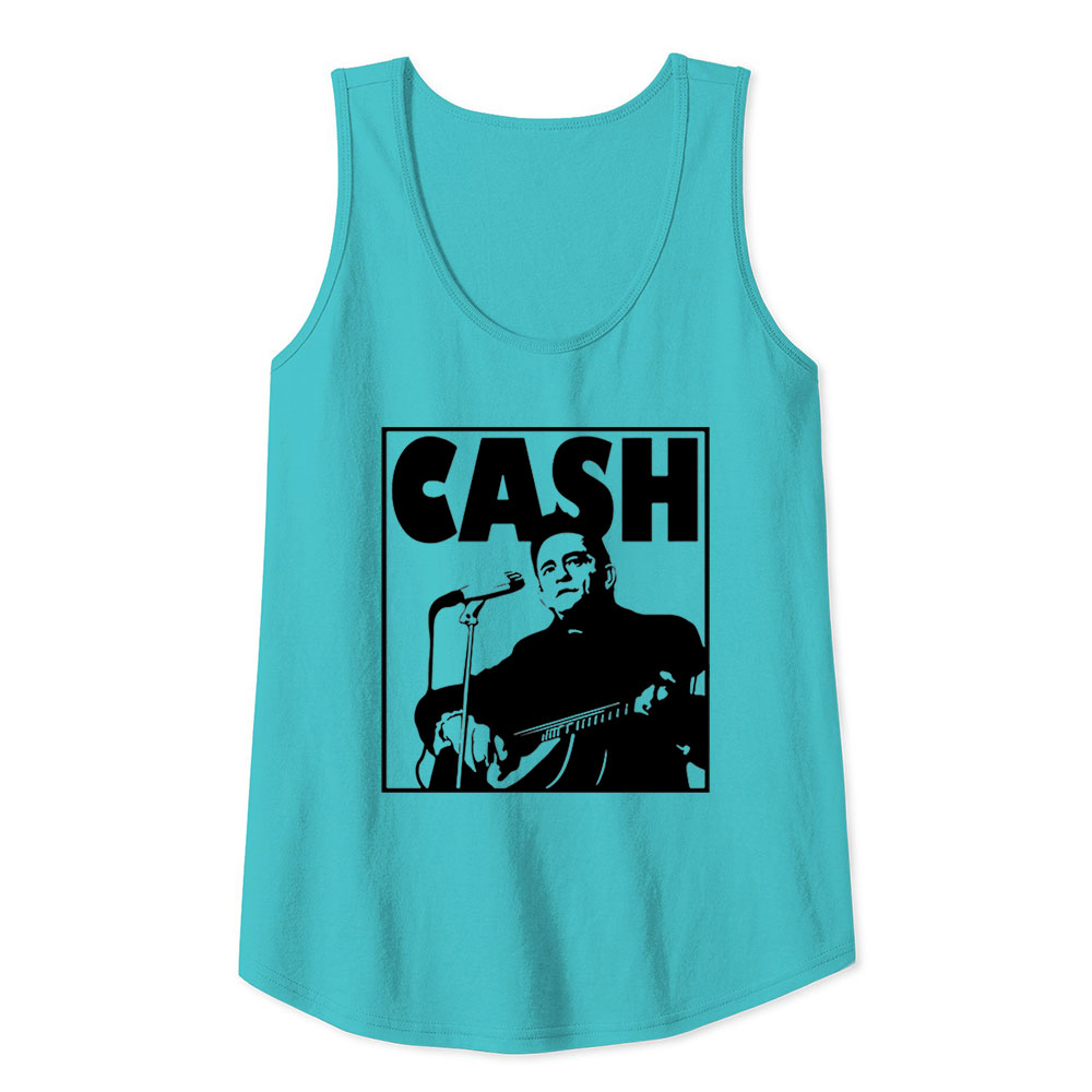 Johnny Cash Mugshot Music Comfort Tank Top