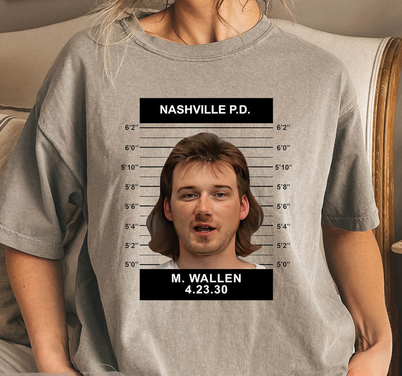Morgan Wallen Mugshot Country Music Shirt