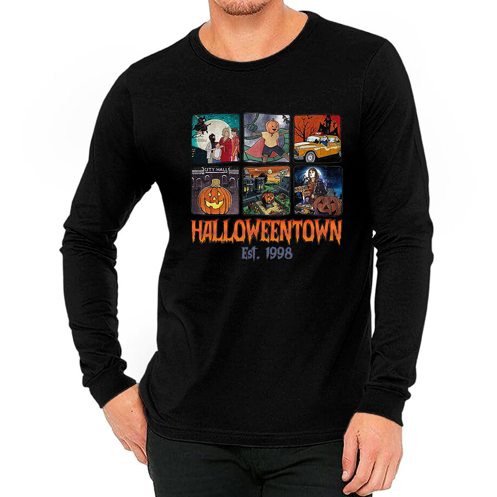 Retro Halloweentown Est 1998 Comfort Long Sleeve