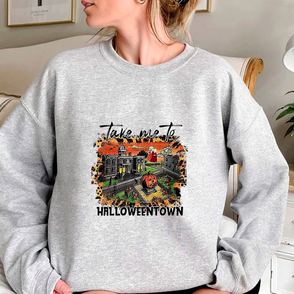 Comfort Colors Halloweentown Pumpkin Sweatshirt