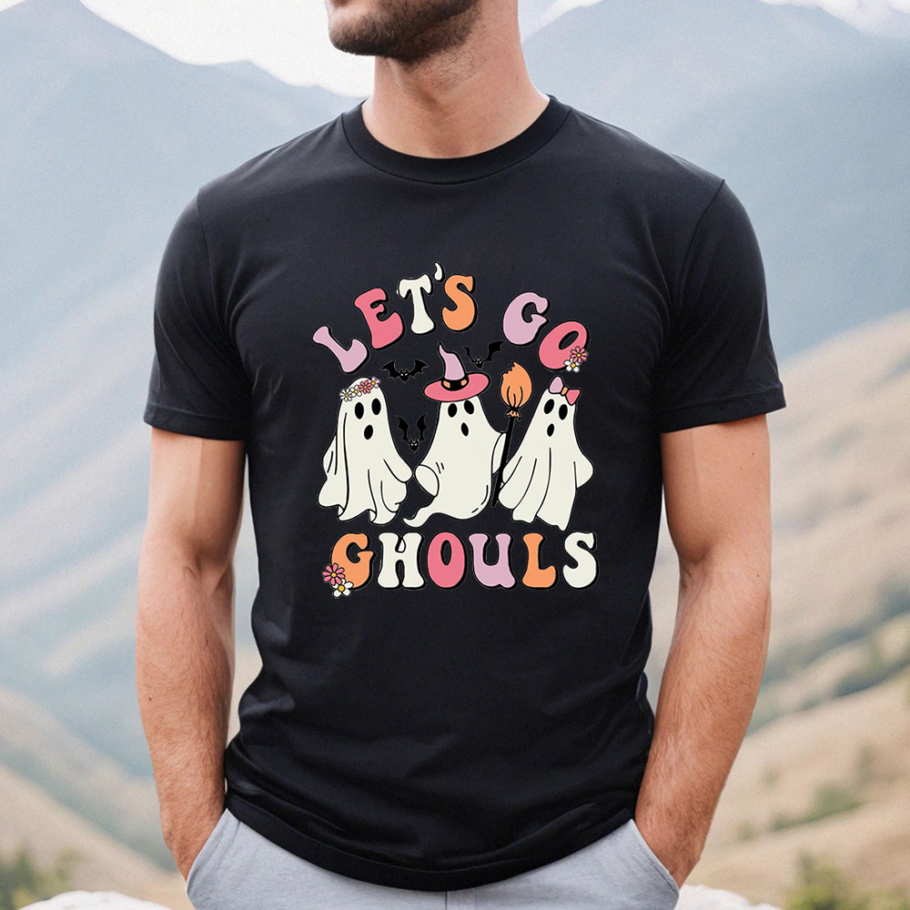 Let’s Go Ghouls Retro Shirt For Halloween