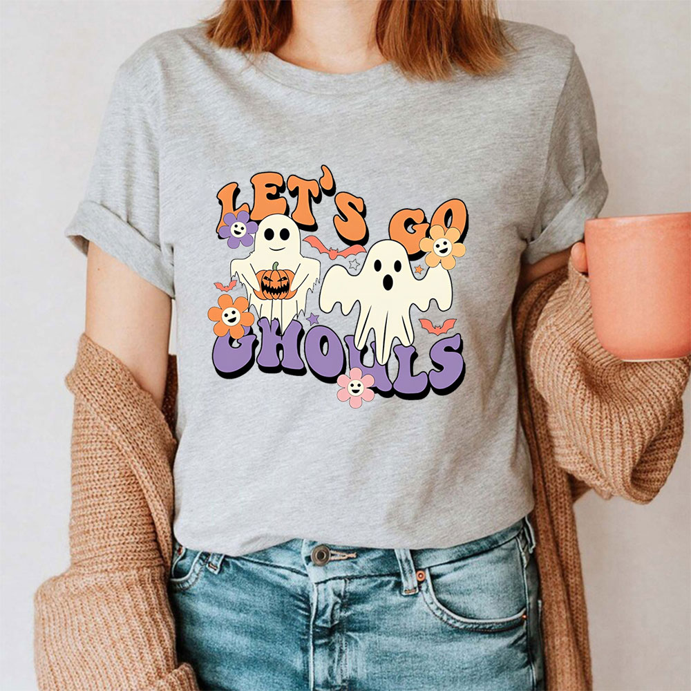 Let’s Go Ghouls Ghost Halloween Cute Shirt
