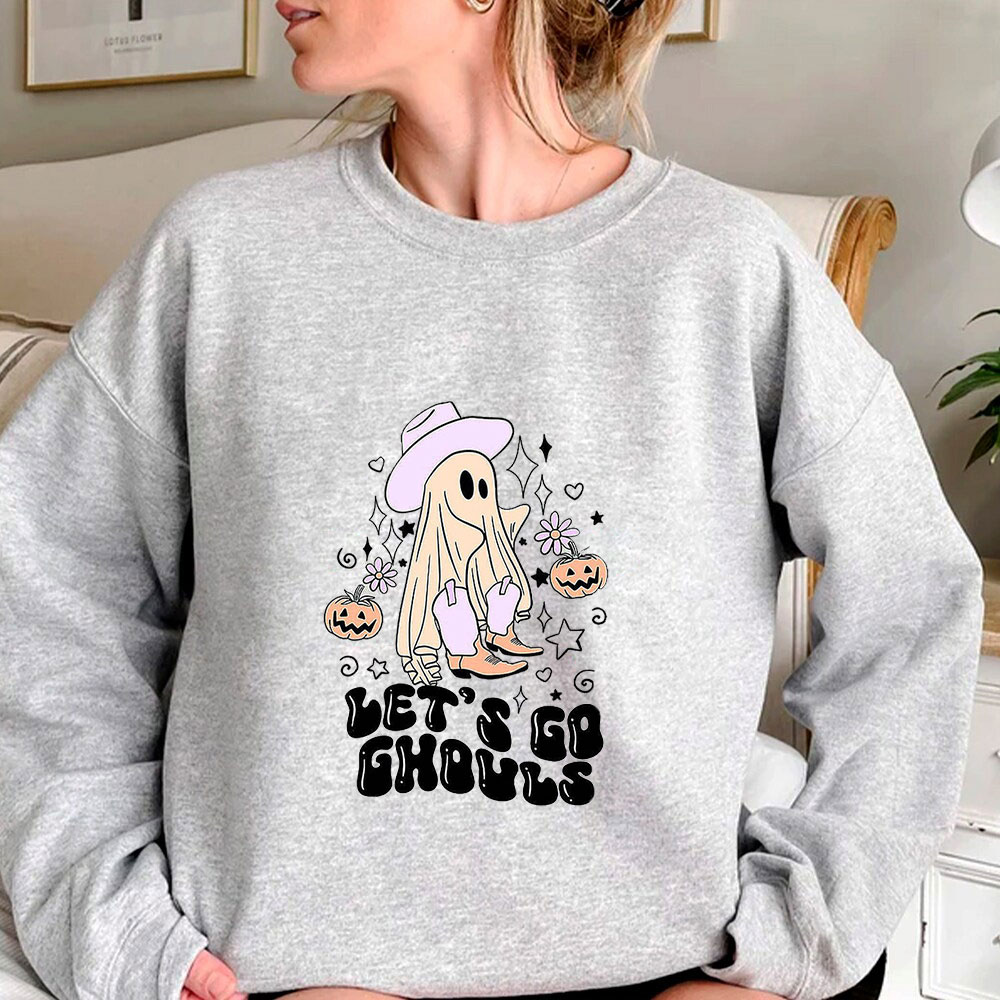 Funny Let's Go Ghouls Halloween Sweatshirt