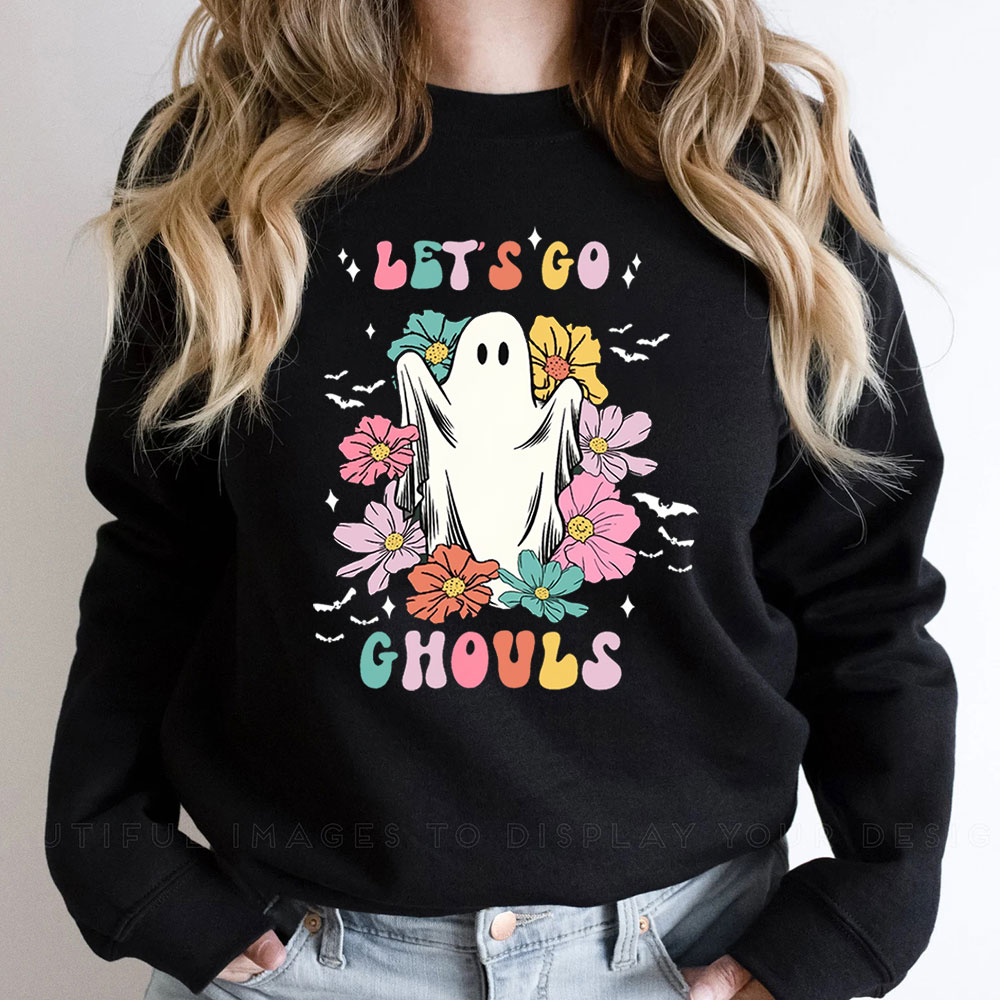 Let’s Go Ghouls Cute Autumn Sweatshirt