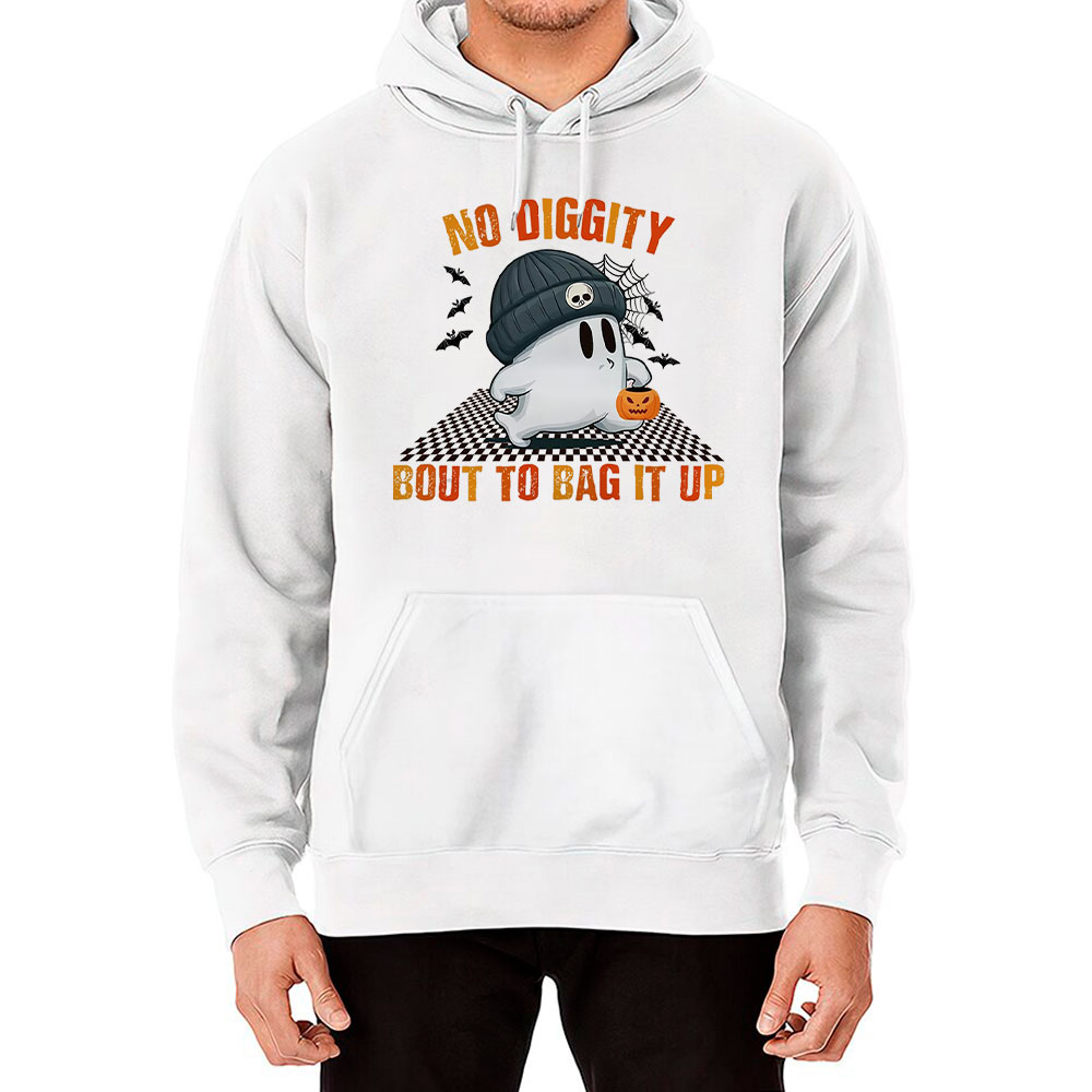 No Diggity Bout To Bag It Up Sublimation Design Hoodie