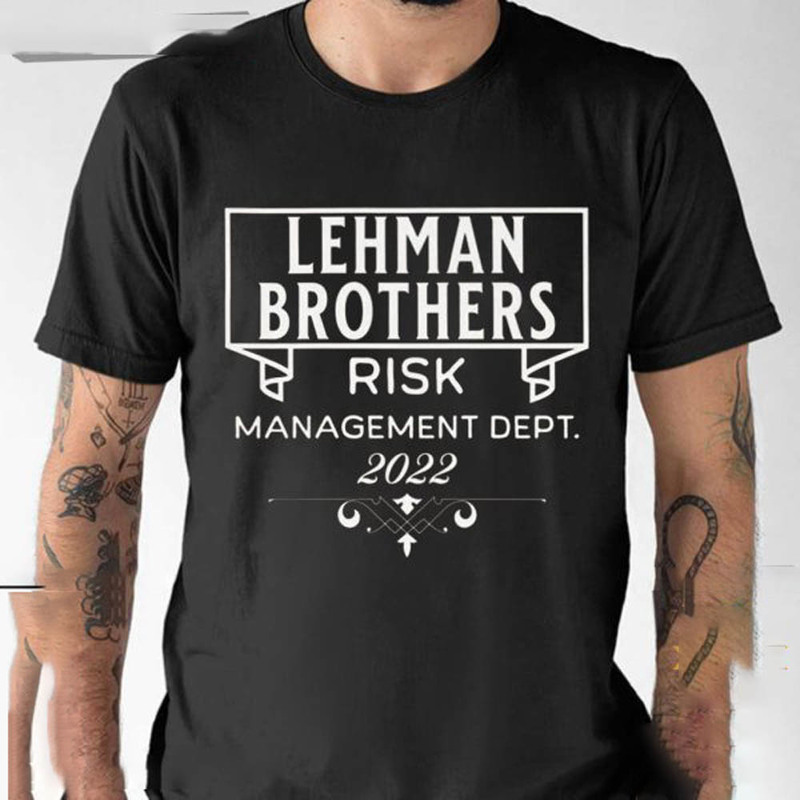 Lehman Brothers Risk Management Vinatge Shirt