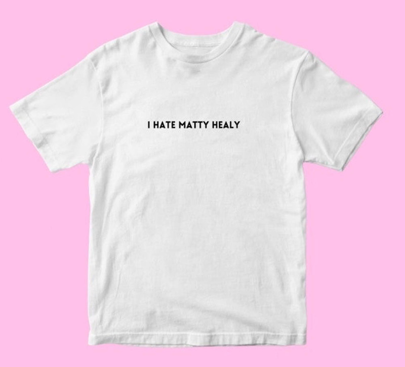 I Hate Matty Healy Aesthetic Grunge Shirt