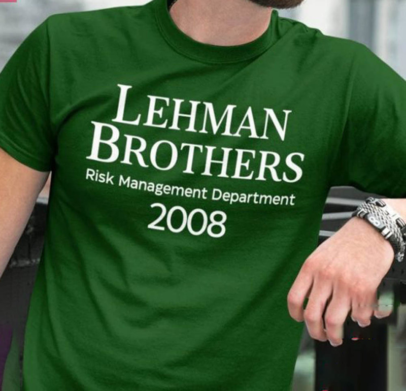 Lehman Brothers Risk Management Department Shirt