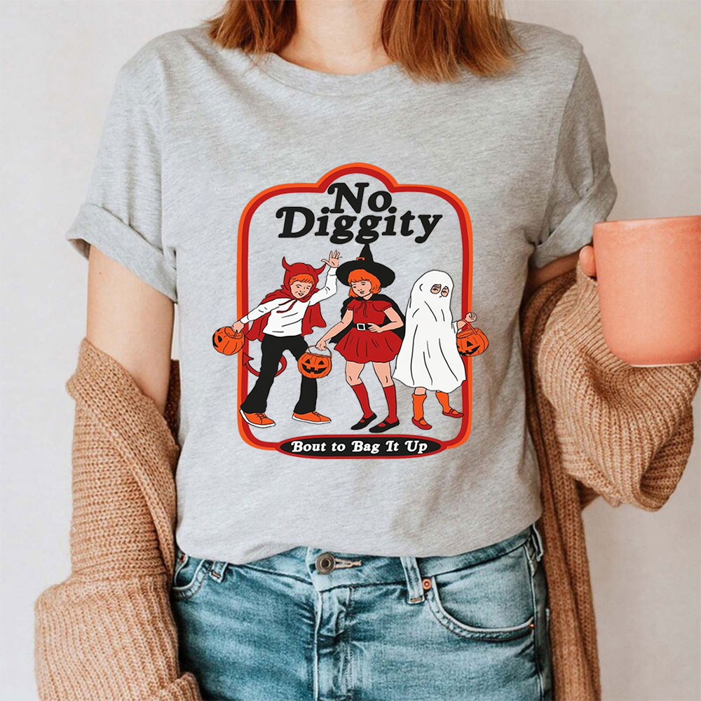 No Diggity Bout To Bag It Up Trick Or Treating Shirt