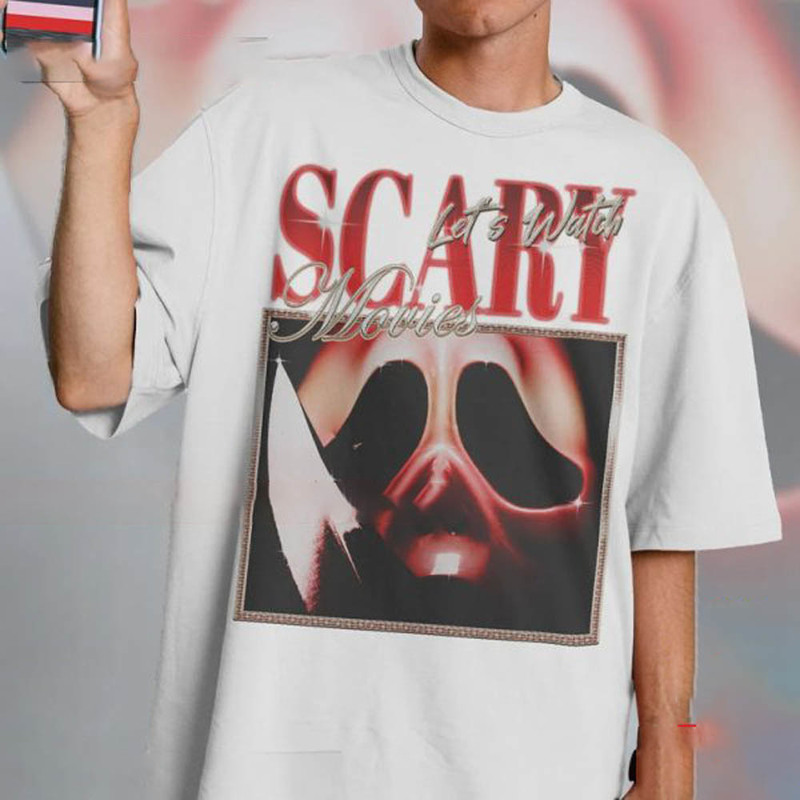 Let's Watch Scary Movies Scream Shirt