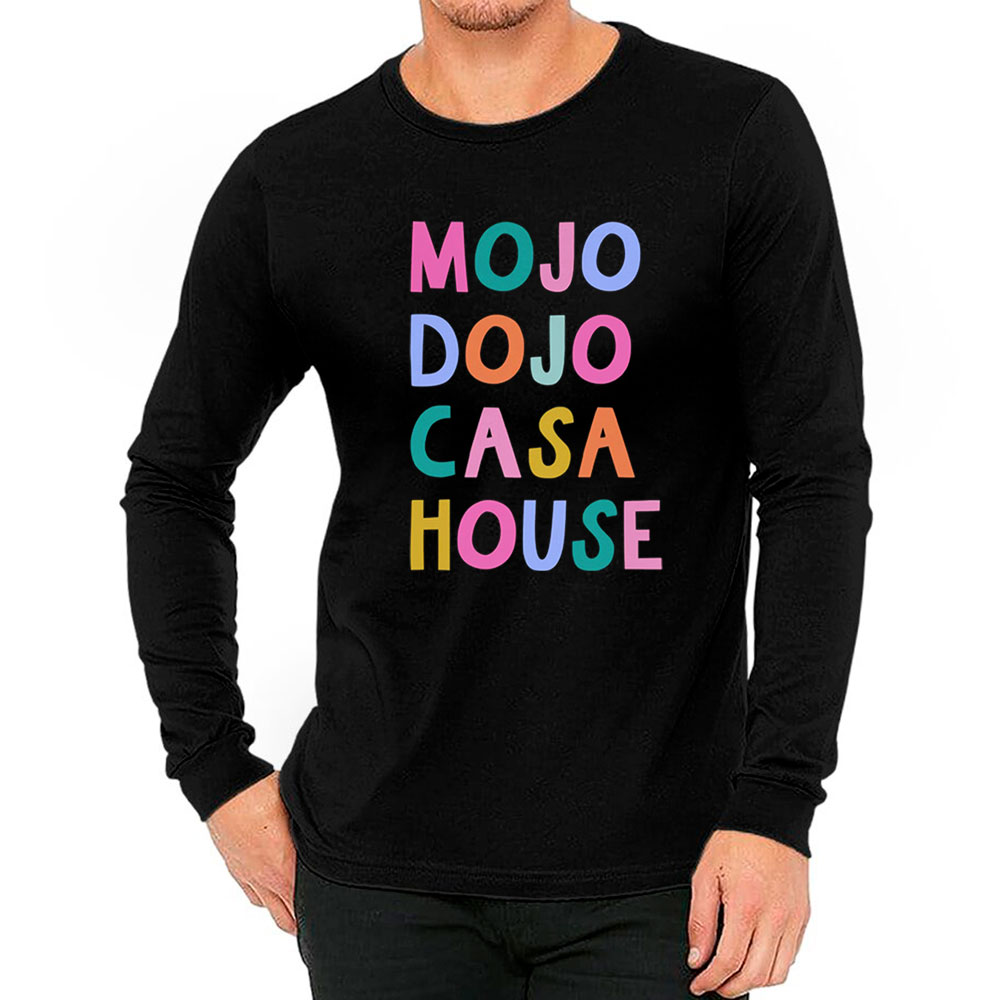 Mojo Dojo Casa House Retro Design Long Sleeve