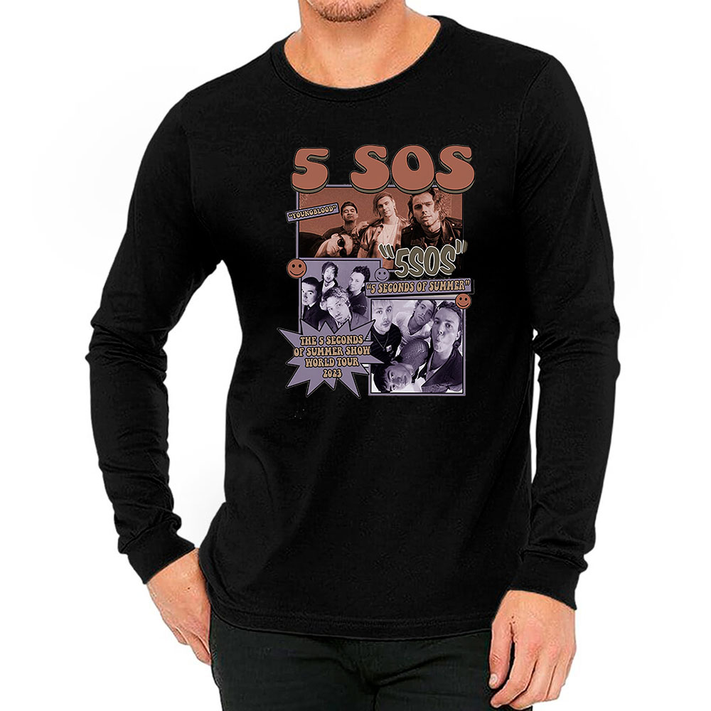 5 Seconds Of Summer Music Vintage Long Sleeve