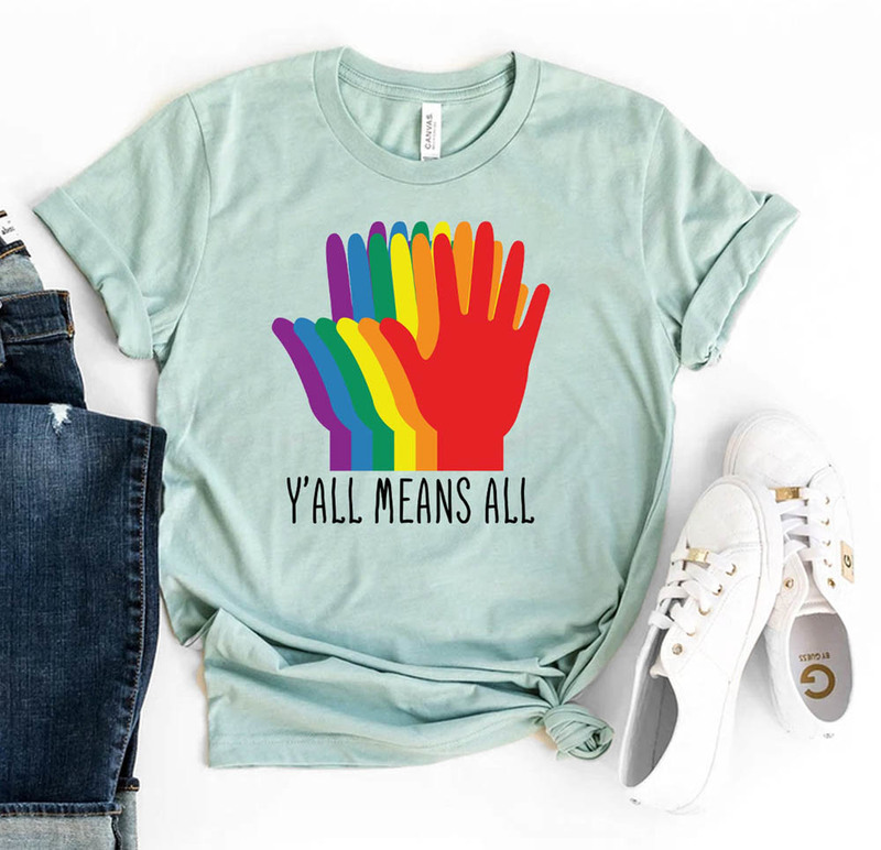 Yall Means All Bisexual Top Ally Shirt