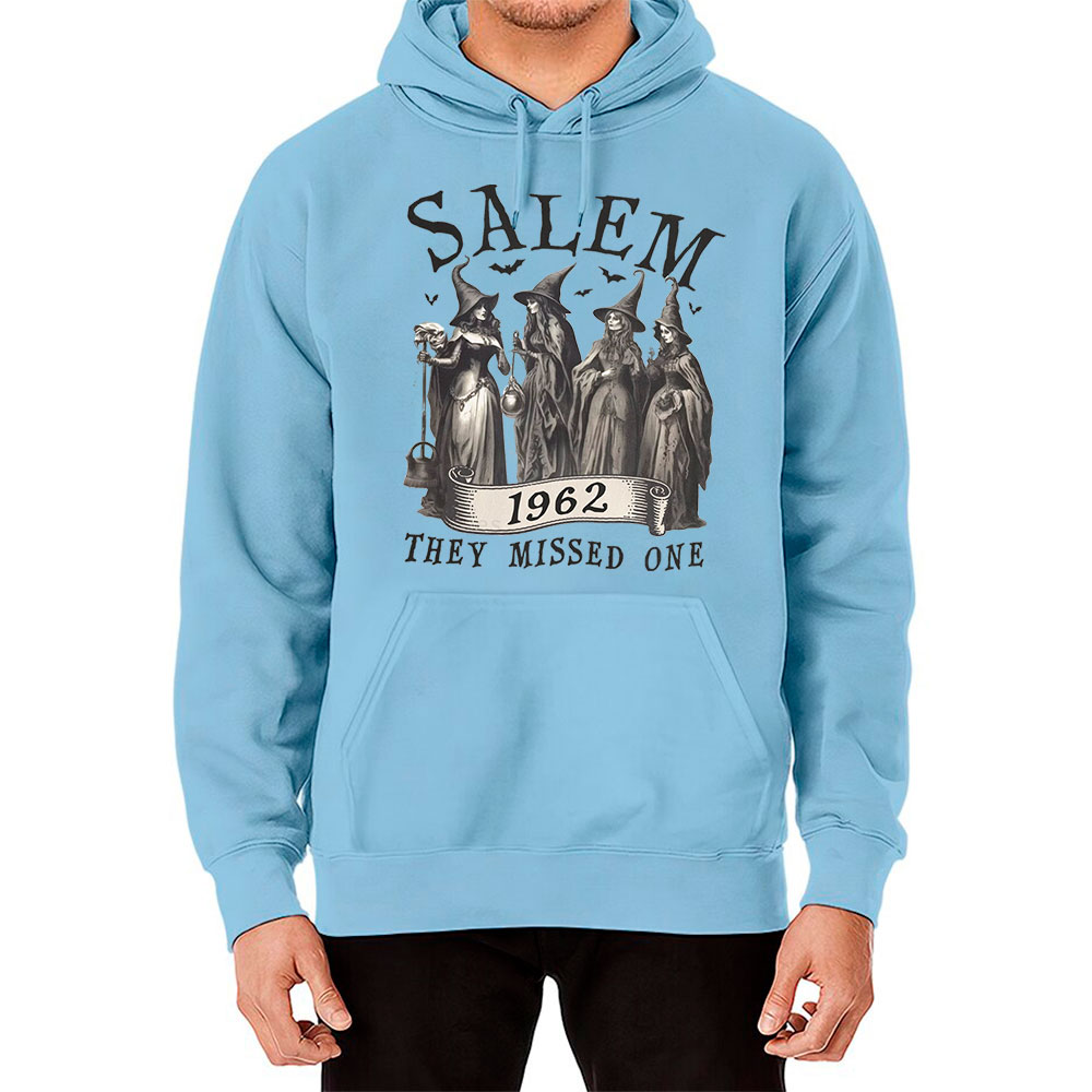 1692 They Missed One Halloween Massachusetts Witch Hoodie