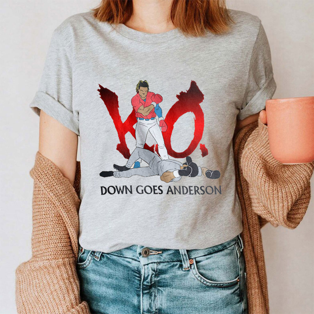 Trendy Down Goes Anderson Shirt Make Gift