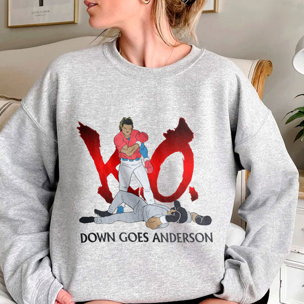 Trendy Down Goes Anderson Sweatshirt Make Gift