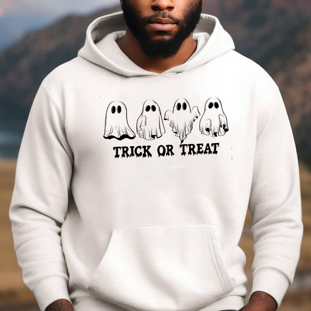 Halloween Trick Or Treat Cute Ghost Shirt