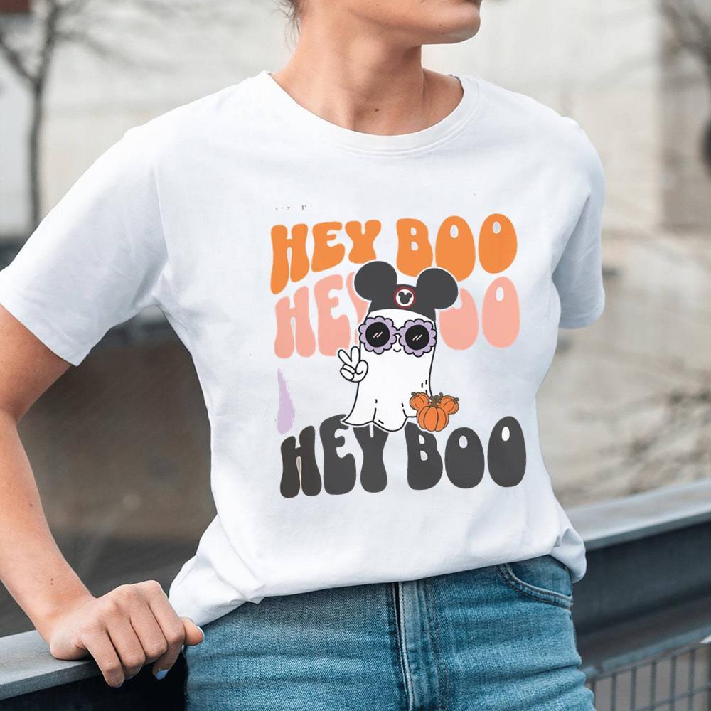 Retro Halloween Hey Boo Halloween Shirt For Disneyland