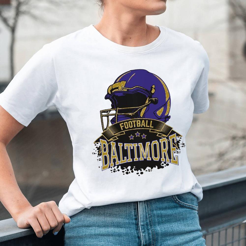 Vintage Baltimore Football Sport Shirt For Her