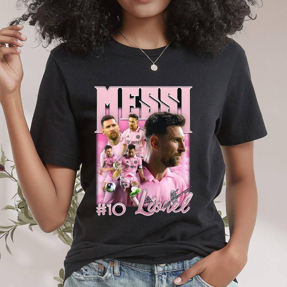 Vintage Bootleg Messi Miami Shirt World Cup Fan Gift