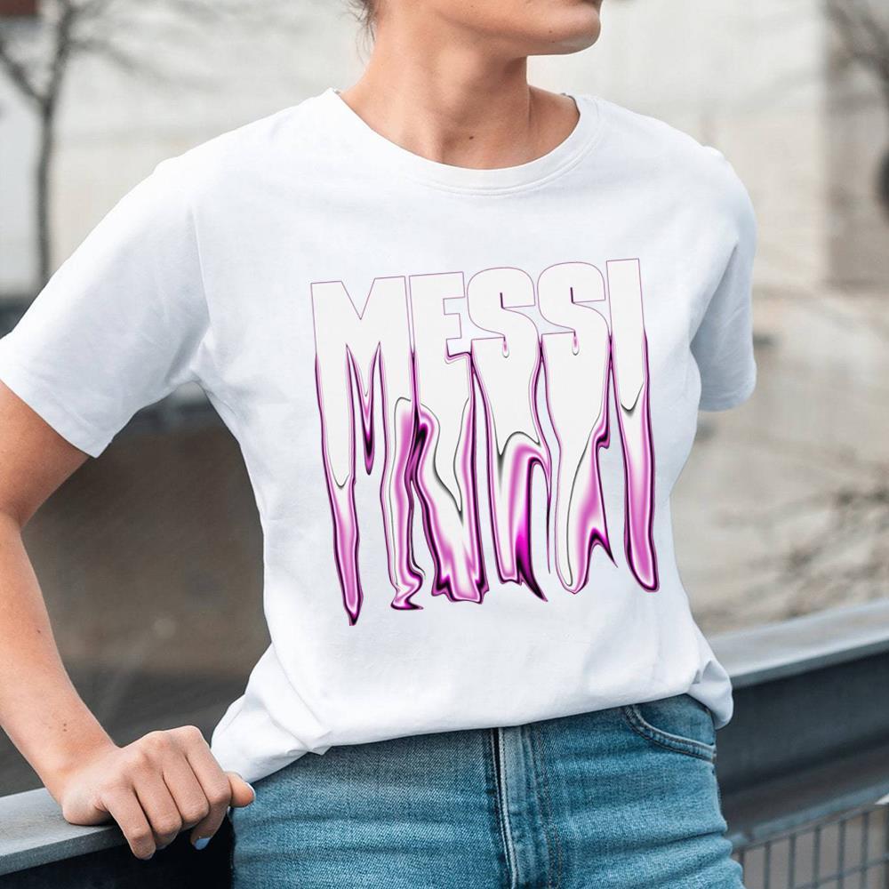 Unisex Organic Messi Miami Shirt Make Present Gift
