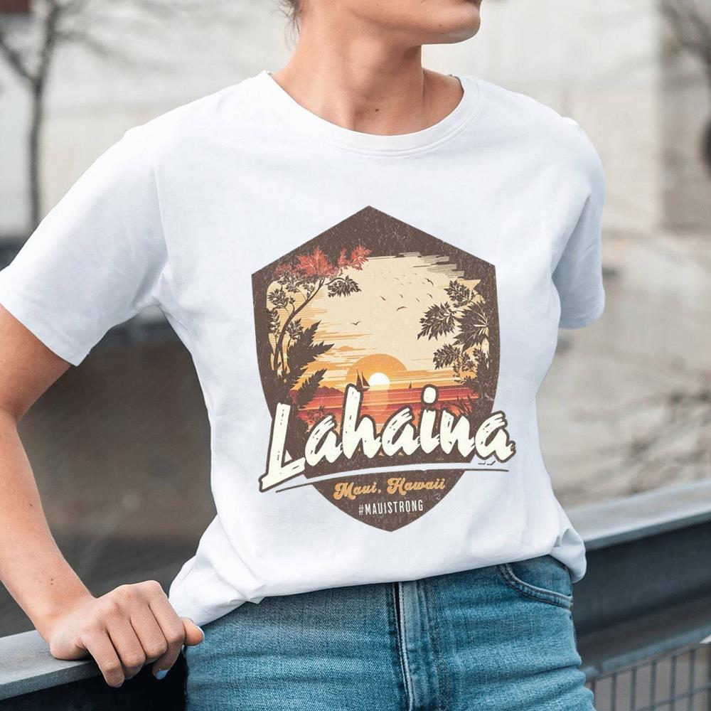 Lahaina Hawaii Maui Strong Coconut Girl Beach Shirt