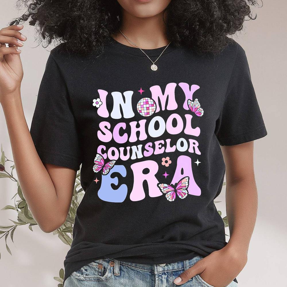 Creative In My School Counselor Era Shirt Vintage Design