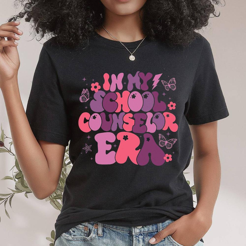 Comfort In My Counselor Era Butterfly Shirt