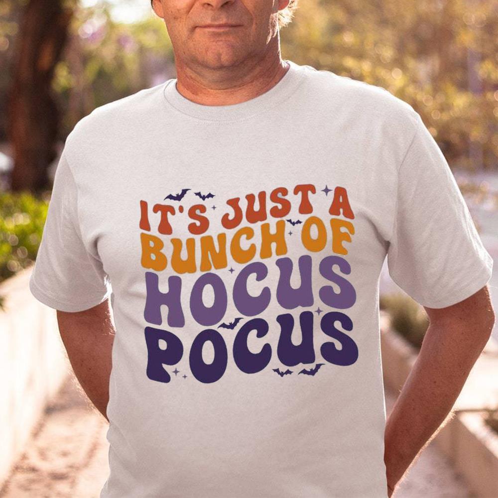 Retro Halloween It's Just A Bunch Of Hocus Pocus Shirt