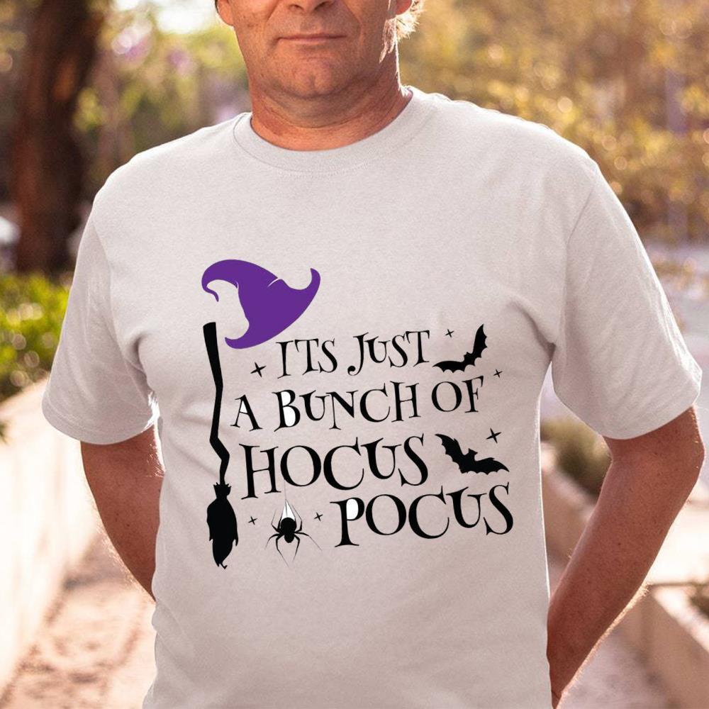 Retro Halloween It's Just A Bunch Of Hocus Pocus Shirt