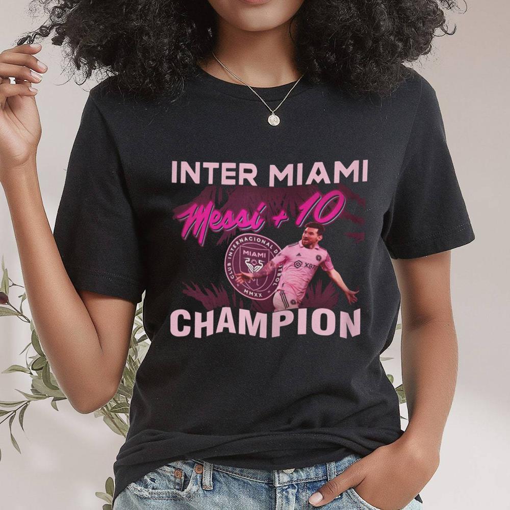 Messi Miami Shirt From Cup Champions