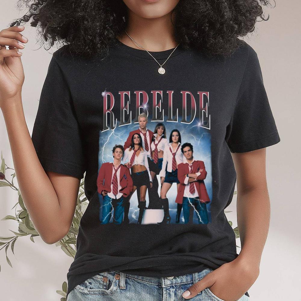 Vintage 90s Graphic Rebelde Shirt From Concert