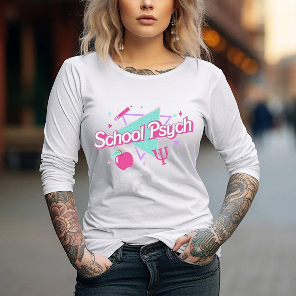 Vintage School Psychologist Shirt For Her