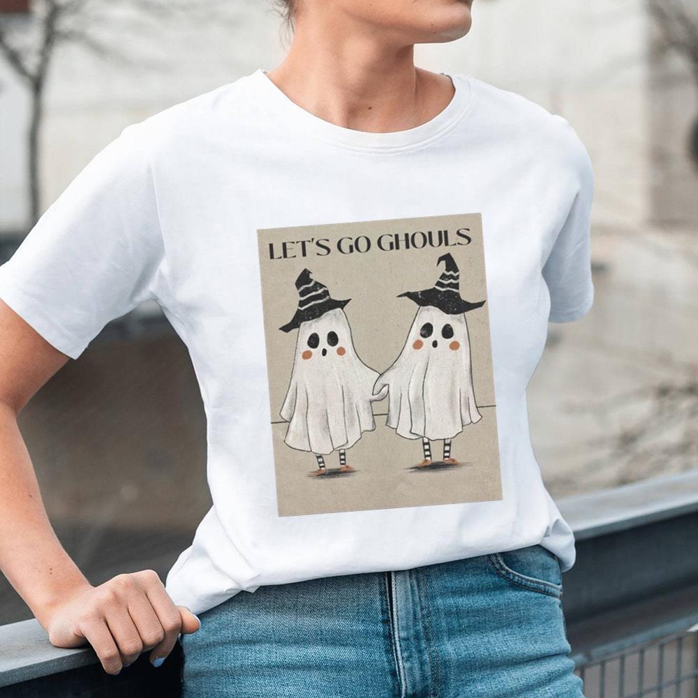 Lets Go Ghouls Shirt For Spooky Season Matching Friend Gift