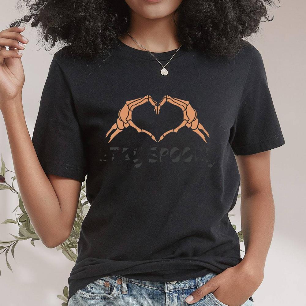 Skeleton Heart Fall Stay Spooky Shirt Gift For Girl