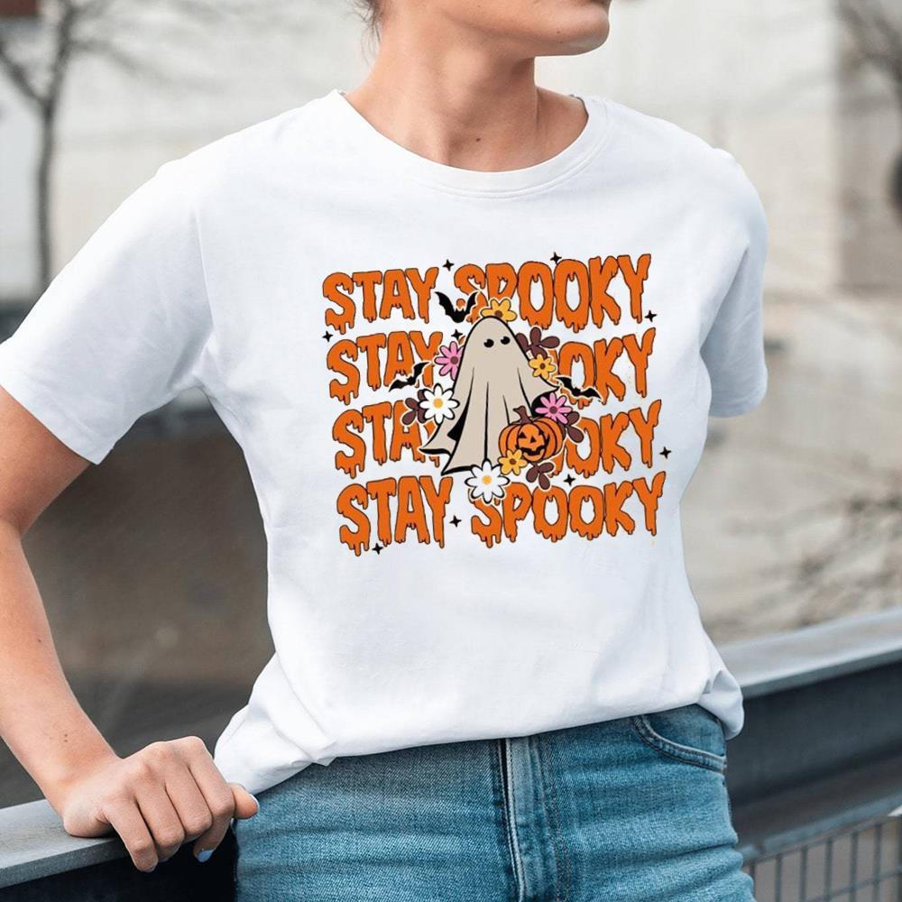 Cute Stay Spooky Shirt From Cat And Pumpkin