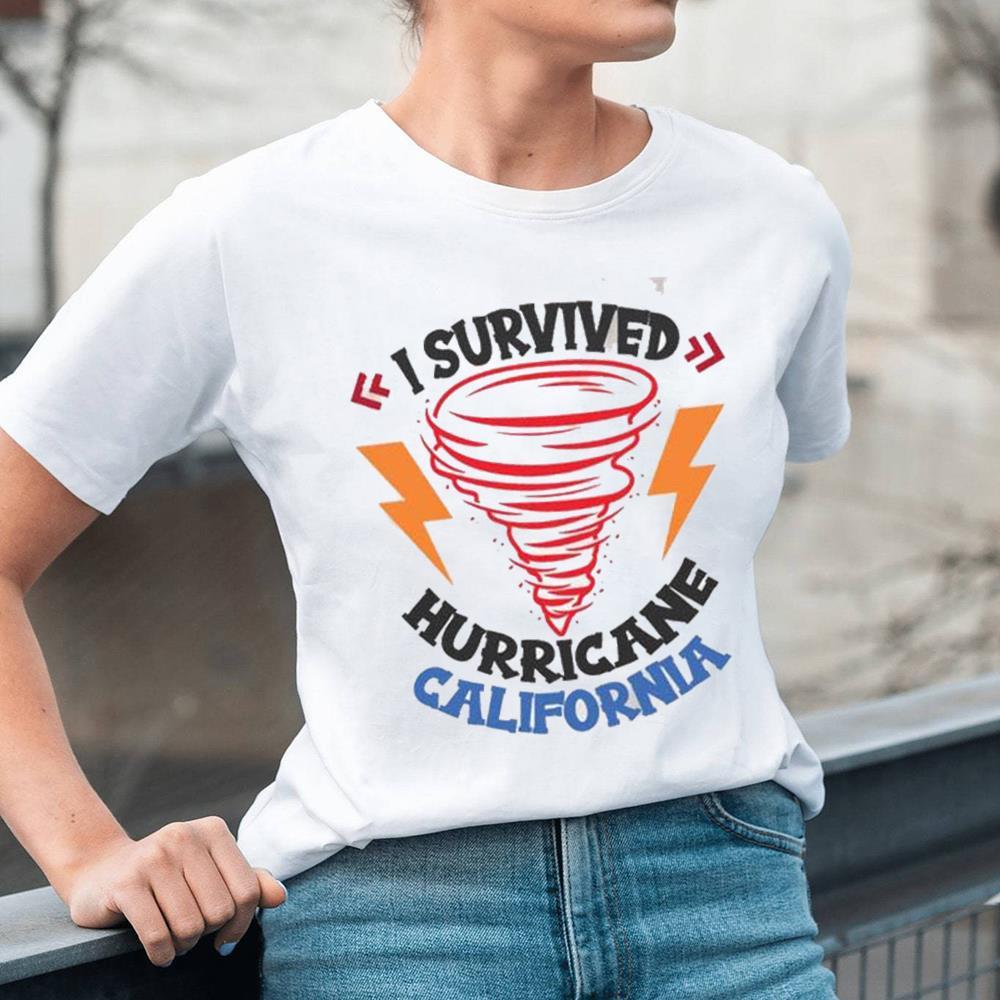 Hurricane Hilary Shirt From Hilary California, I Survived Hurricane Crewneck Unisex Hoodie