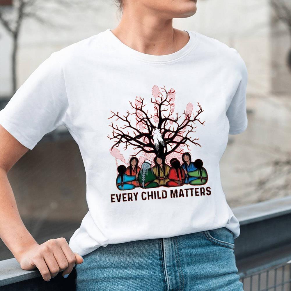 Every Child Matters Shirt For National Day, Groovy Orange Day Tee Tops Long Sleeve