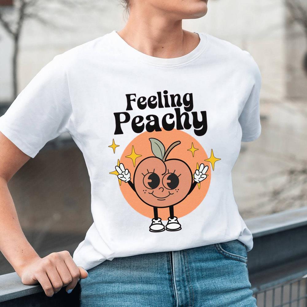 Comfort Peachy Feeling Peachy Shirt, Super Games Tank Top Retro Long Sleeve