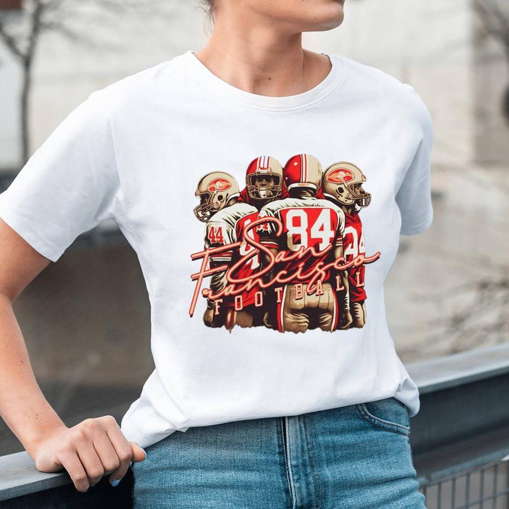 Vintage 49ers San Francisco Football Shirt, San Francisco 49ers Sweater Short Sleeve