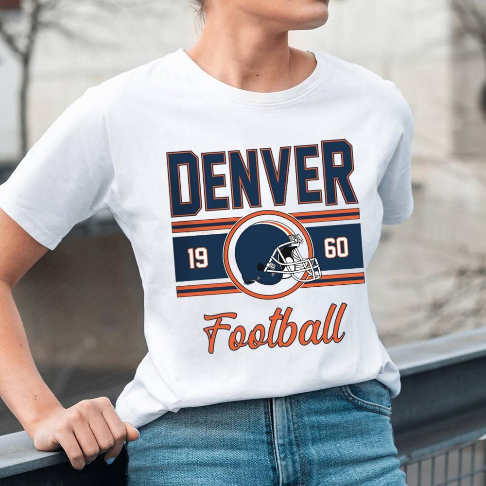 Vintage Denver Football Shirt Fro Fans, Denver Broncos Shirt Unique Crewneck