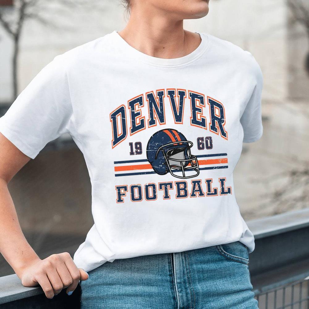 Unisex Football Denver Football Shirt Forhim, Denver Broncos Tee Tops Crewneck