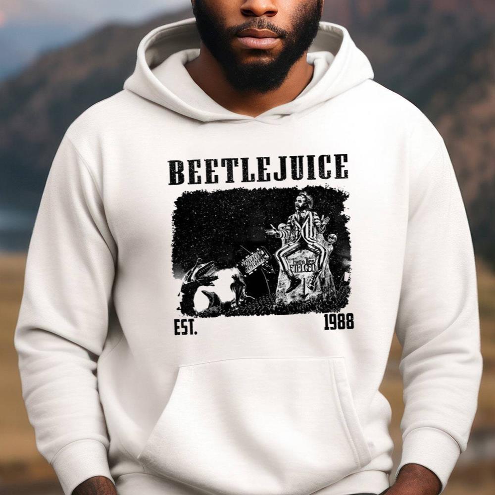 Aladieshirt Aladieshirt Beetlejuice Shirt, Never Trust Hoodie Long Sleeve